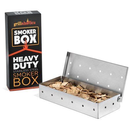 grillaholics smoker box stainless steel wood chip smoker box|Grillaholics Smoker Box .